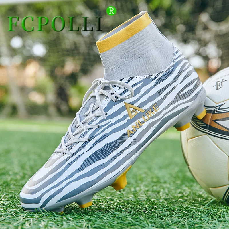 Fcpolli Men Long Spike Football Shoes Gray Red High Ankle Soccer Shoes Brand Designer Football Sock Boots Mens Stud Soccer Boots
Fcpolli Men Long Spike Football Shoes Gray Red High Ankle Soccer Shoes Brand Designer Football Sock Boots Mens Stud Soccer Boots
