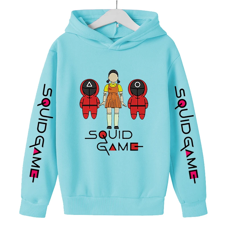 New Korean Squid Game Hoodie Boys and Girls Kawaii Cartoon Winter Warm 456 Graphic Streetwear Funny Anime Sweatshirt
New Korean Squid Game Hoodie Boys and Girls Kawaii Cartoon Winter Warm 456 Graphic Streetwear Funny Anime Sweatshirt