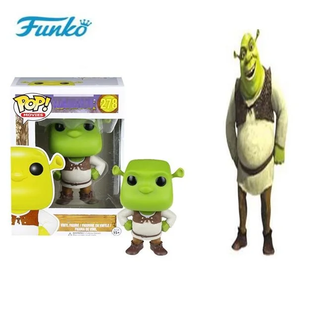 Funko поп фильмы Шрек 278 # виниловые экшн-Фигурки игрушки brinquedos коллекционные куклы