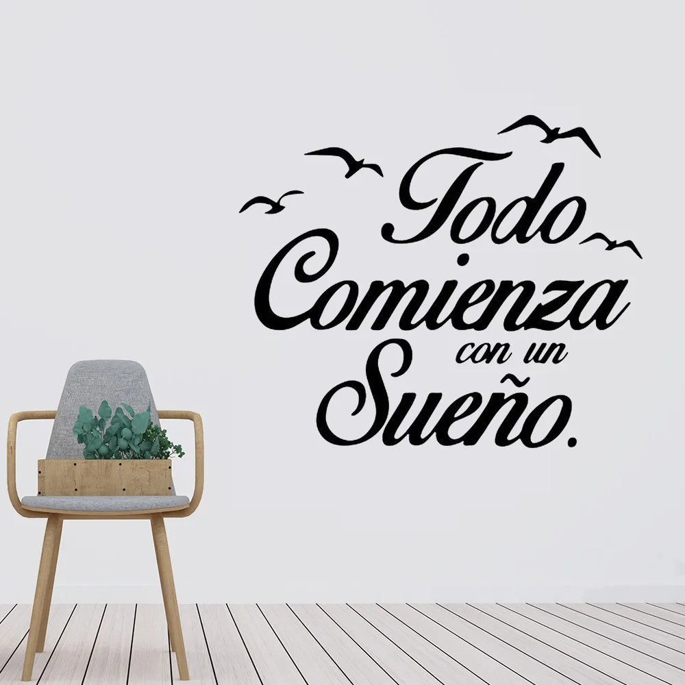 Spanish French Quotes Sentences Removable Vinyl Wall Decals France Spain wallpaper Wall Art For Living Room Bedroom Decor LW822
Spanish French Quotes Sentences Removable Vinyl Wall Decals France Spain wallpaper Wall Art For Living Room Bedroom Decor LW822