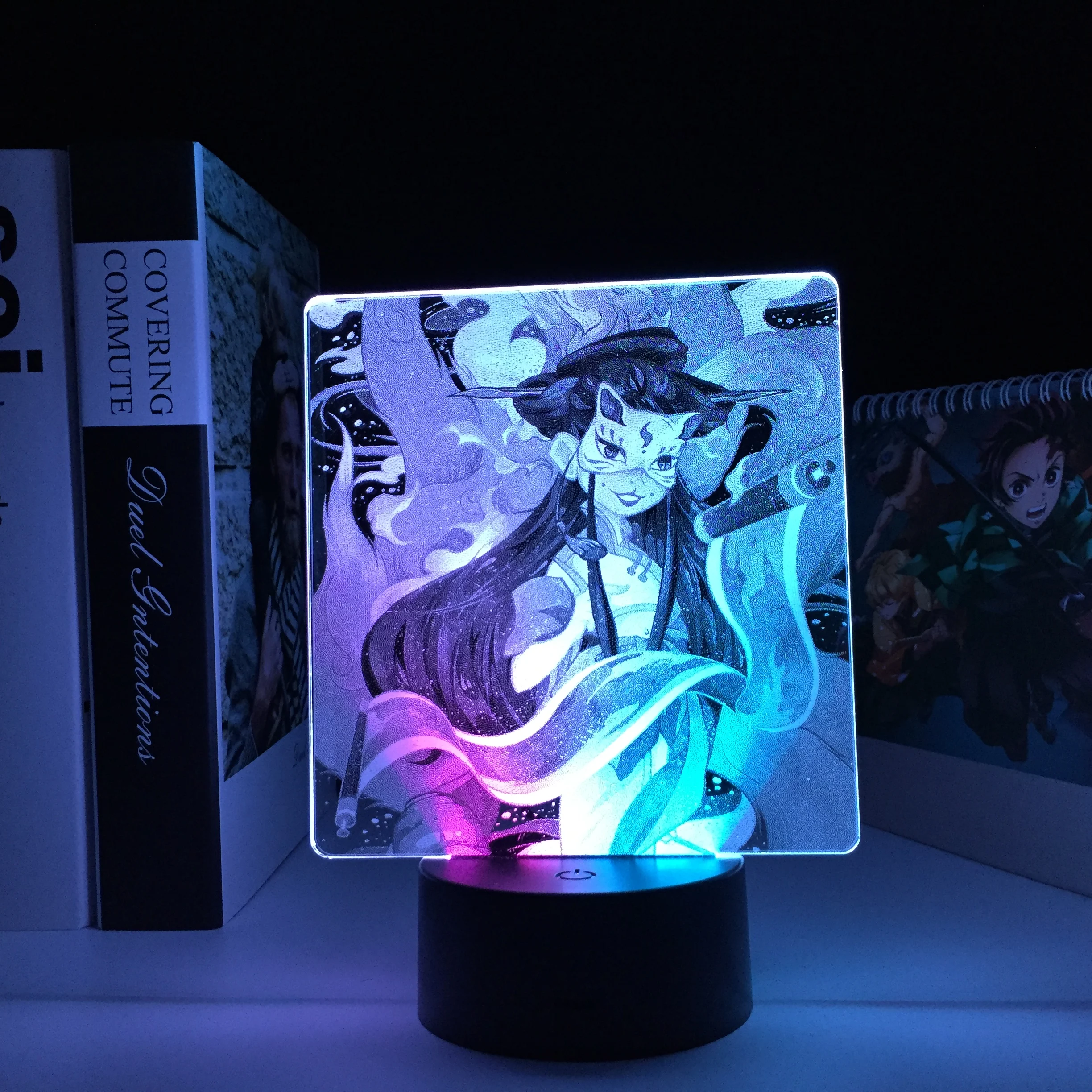 Anime Figure LED Night Light Fox Demon Two Tone Lamp for Birthday Gift Light Bedroom Decor Two Tone Colorful Manga LED Lamp
Anime Figure LED Night Light Fox Demon Two Tone Lamp for Birthday Gift Light Bedroom Decor Two Tone Colorful Manga LED Lamp