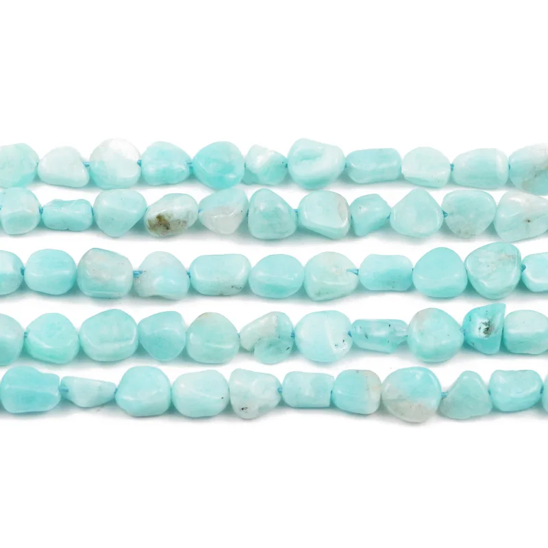 4-8mm Irregular Natural Amazonite Beads Blue Green Loose Spacer Beads For DIY Jewelry Making Bracelet Necklace Charm 15" Strands
4-8mm Irregular Natural Amazonite Beads Blue Green Loose Spacer Beads For DIY Jewelry Making Bracelet Necklace Charm 15" Strands