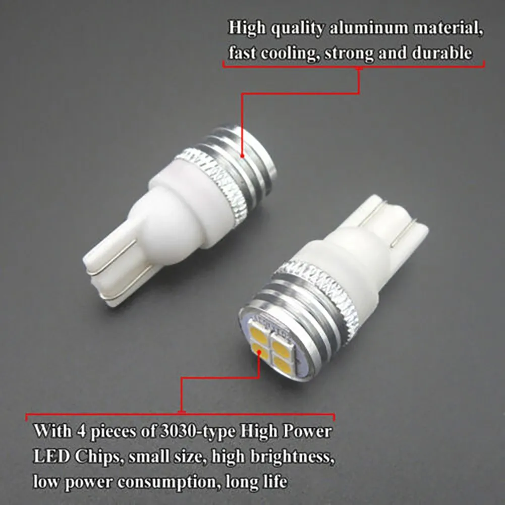 Universal 2pcs Xenon White 4-SMD-3030 2825 168 194 LED Bulbs For Motorcycle Parking Lights Motocross Multi-purpose LED Lights
Universal 2pcs Xenon White 4-SMD-3030 2825 168 194 LED Bulbs For Motorcycle Parking Lights Motocross Multi-purpose LED Lights