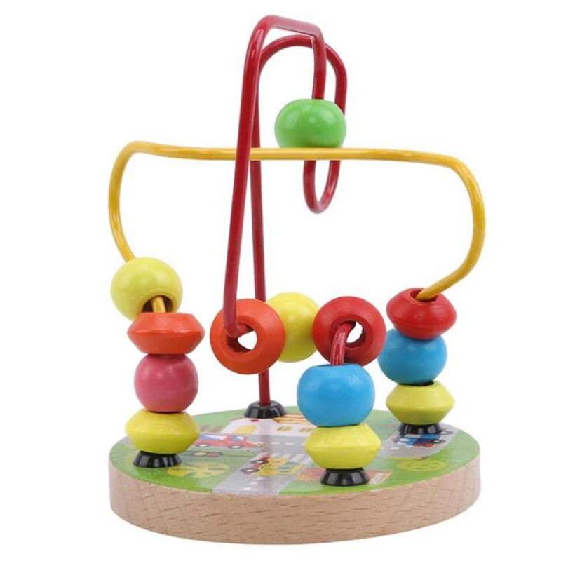 Educational Baby Kids Wooden Around Beads Toy Toddler Infant Intelligence Toys Stringing Threading Game Blocks Toy Children Gift
Educational Baby Kids Wooden Around Beads Toy Toddler Infant Intelligence Toys Stringing Threading Game Blocks Toy Children Gift