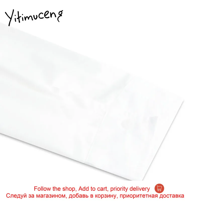Yitimuceng Print Blouse Women Button Shirts Loose New Solid White Spring 2021 Fashion Clothes Turn Down Long Sleeve Casual Tops
Yitimuceng Print Blouse Women Button Shirts Loose New Solid White Spring 2021 Fashion Clothes Turn Down Long Sleeve Casual Tops