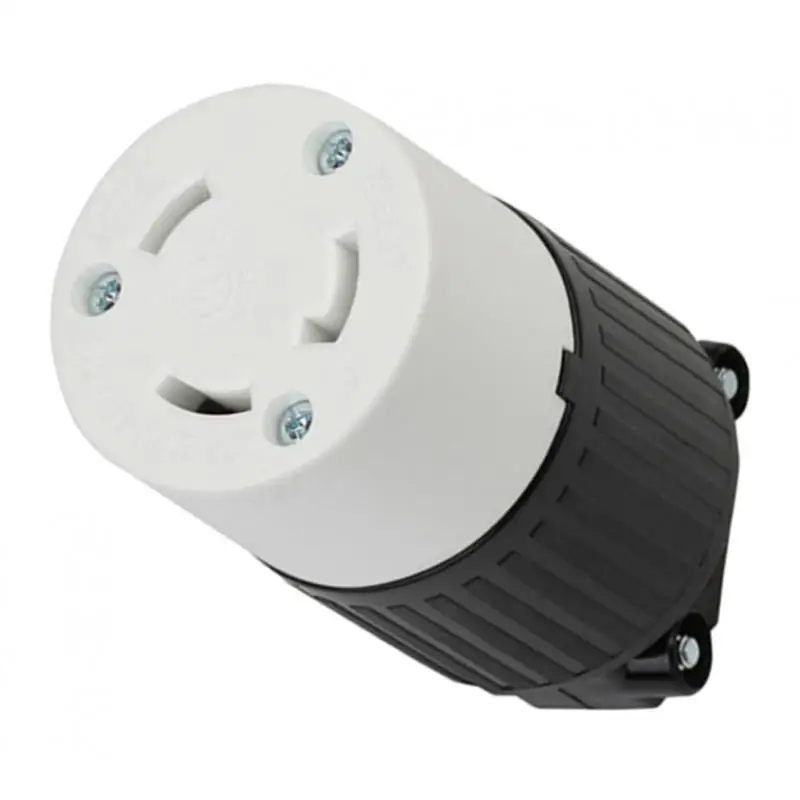 NEMA L6-30R Locking Socket Receptacle US High Power Self-connecting Socket 
NEMA L6-30R Locking Socket Receptacle US High Power Self-connecting Socket