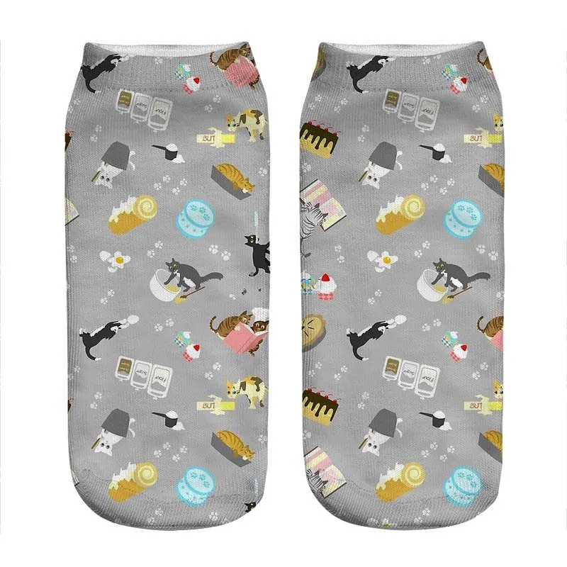 Women's socks kawaii Cats Baking Cakes grey Printed Socks Woman harajuku Happy Funny Novelty cute girl gift Socks for women
Women's socks kawaii Cats Baking Cakes grey Printed Socks Woman harajuku Happy Funny Novelty cute girl gift Socks for women