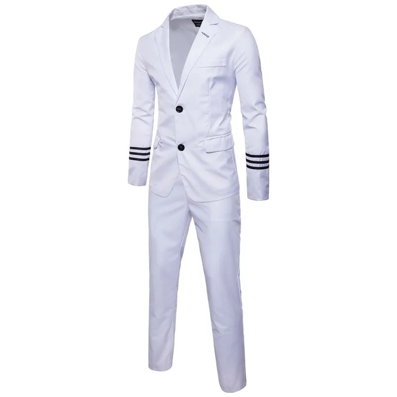 Mens Black Two Piece Suit Blazer&Pants Sets Male Casual White Office Slim Fit Business Formal Suits Wedding Groom Dress Suit Set
Mens Black Two Piece Suit Blazer&Pants Sets Male Casual White Office Slim Fit Business Formal Suits Wedding Groom Dress Suit Set