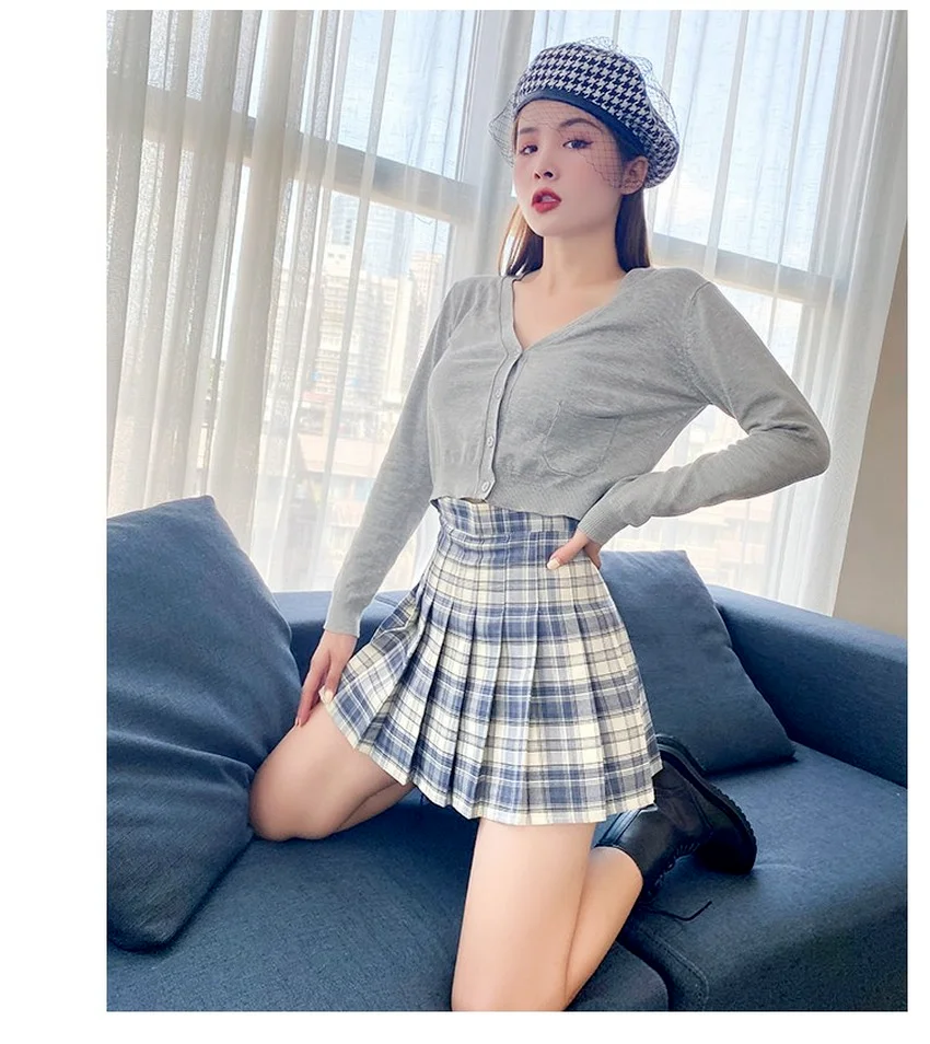 New Trendy 2022 Costume Sexy Girls Skirts Plaid School Student Pleated Dresses for Women Carnival Party Japanese Korean Version
New Trendy 2022 Costume Sexy Girls Skirts Plaid School Student Pleated Dresses for Women Carnival Party Japanese Korean Version