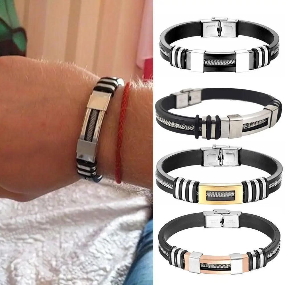 Fashion Braided Metal Bracelet Magnetic Bracelet Men Woven Bangle For Men Punk Style Rock And Roll Party Jewelry
Fashion Braided Metal Bracelet Magnetic Bracelet Men Woven Bangle For Men Punk Style Rock And Roll Party Jewelry