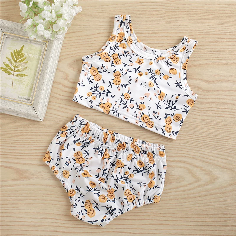 2pcs 0-18Month Newborn Girls Tank+Shorts,Cool Flower Print Elastic Waist Little Princess Sweet Style Clothes Sets for Baby Girls
2pcs 0-18Month Newborn Girls Tank+Shorts,Cool Flower Print Elastic Waist Little Princess Sweet Style Clothes Sets for Baby Girls