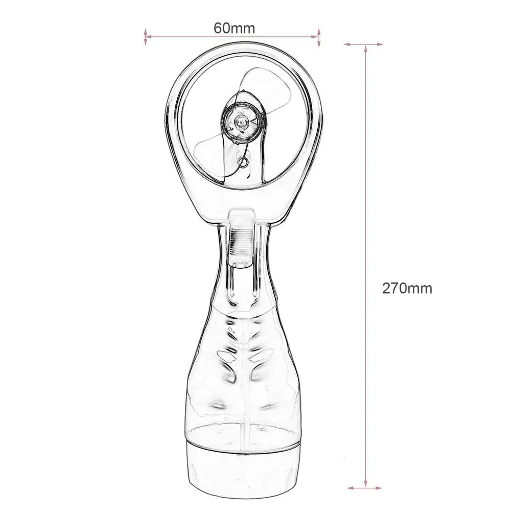 Portable Mini Hand Fan Plastic Water Spray Cooling Fan Outdoor Travel Small Humidification Electronic Fan Clip 5 Colors
Portable Mini Hand Fan Plastic Water Spray Cooling Fan Outdoor Travel Small Humidification Electronic Fan Clip 5 Colors