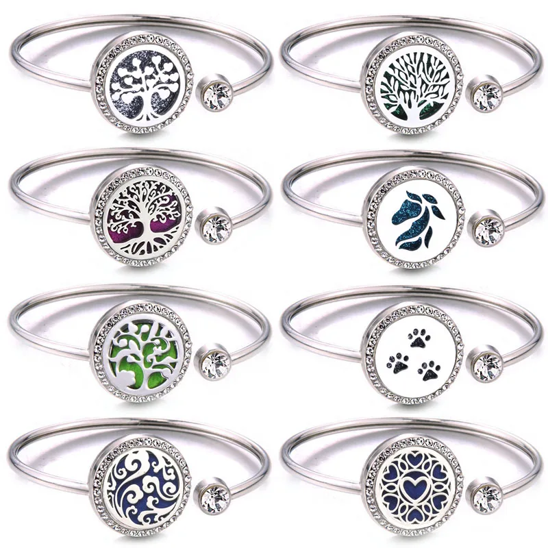 5PCS bracelets Aromatherapy Bracelet wholesale Crystal rhinestone Perfume essential oil aroma diffuser stainless steel bracelet
5PCS bracelets Aromatherapy Bracelet wholesale Crystal rhinestone Perfume essential oil aroma diffuser stainless steel bracelet