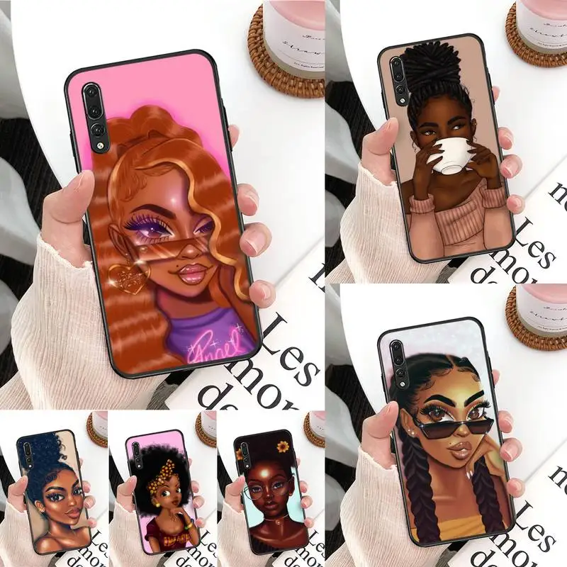 Yinuoda Queen Afro Melanin Black Girl Phone Case Soft Silicone Case For Huaweip30lite p30 20pro p40lite P30 Capa
Yinuoda Queen Afro Melanin Black Girl Phone Case Soft Silicone Case For Huaweip30lite p30 20pro p40lite P30 Capa