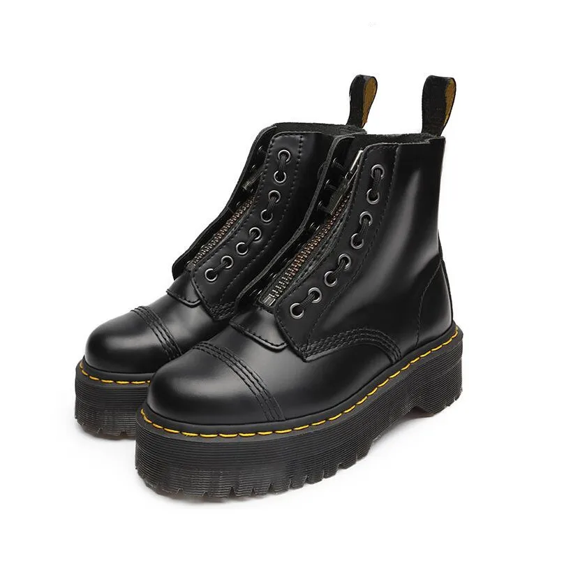 2021 Fashion Women Platform Boots Chunky Motorcycle Ankle Booties Female Leather Zipper Round Toe Boots Ladies Shoes Botas Mujer
2021 Fashion Women Platform Boots Chunky Motorcycle Ankle Booties Female Leather Zipper Round Toe Boots Ladies Shoes Botas Mujer