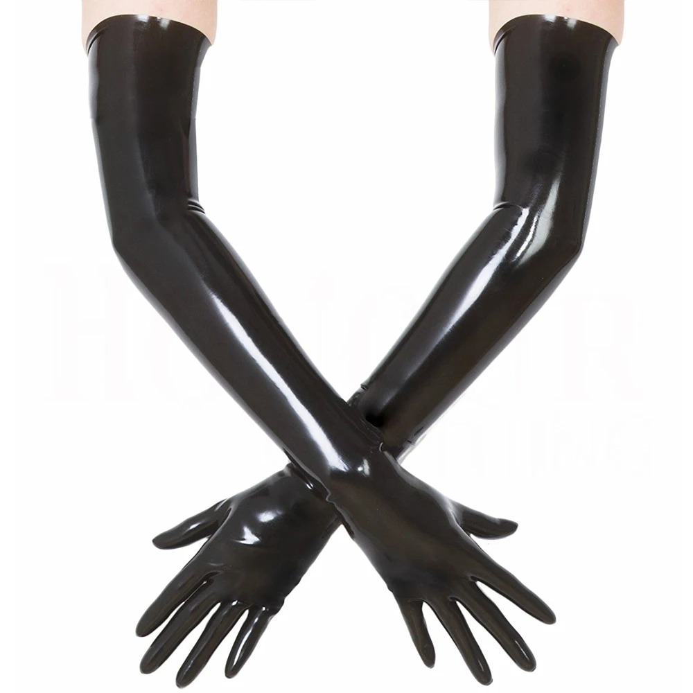Hot Sale Sexy Latex Gloves Black Long Rubber Gloves Adult Unisex Seamless Gloves Over Elbow
Hot Sale Sexy Latex Gloves Black Long Rubber Gloves Adult Unisex Seamless Gloves Over Elbow