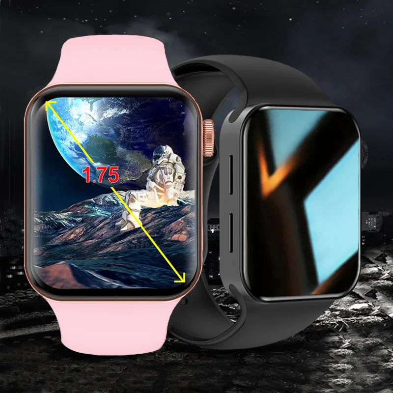 New Original IWO Smart Watch Men Women Body Temperature Fitness Tracker Dial Call 44 MM 1.75 Inch Square Screen Sport Smartwatch
New Original IWO Smart Watch Men Women Body Temperature Fitness Tracker Dial Call 44 MM 1.75 Inch Square Screen Sport Smartwatch