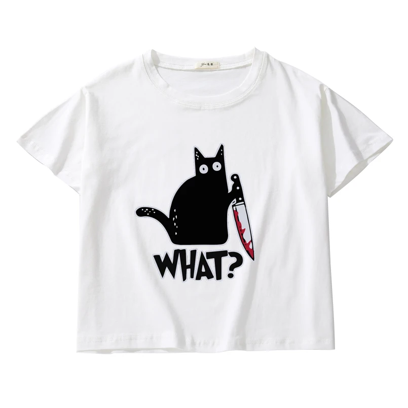 Violet Cat PatternPrinting Women Summer Crop Tees Breathable Cotton Top Girl O-Neck T-Shirt Kids Short Sleeve Casual Short Tops 
Violet Cat PatternPrinting Women Summer Crop Tees Breathable Cotton Top Girl O-Neck T-Shirt Kids Short Sleeve Casual Short Tops