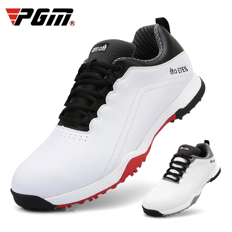 PGM Men Soft Leather Golf Shoes Waterproof Damping Golf Sneakers Anti-slip Spikes Comfortable Sole Golf Shoes D0705
PGM Men Soft Leather Golf Shoes Waterproof Damping Golf Sneakers Anti-slip Spikes Comfortable Sole Golf Shoes D0705