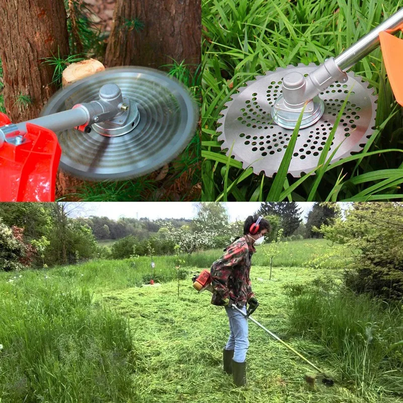 10 inch 80T Carbide Tip Blade + 10 inch 40T Mn-Steel Blade, Metal Blades for Brush Cutter Trimmer Weed Eater
10 inch 80T Carbide Tip Blade + 10 inch 40T Mn-Steel Blade, Metal Blades for Brush Cutter Trimmer Weed Eater