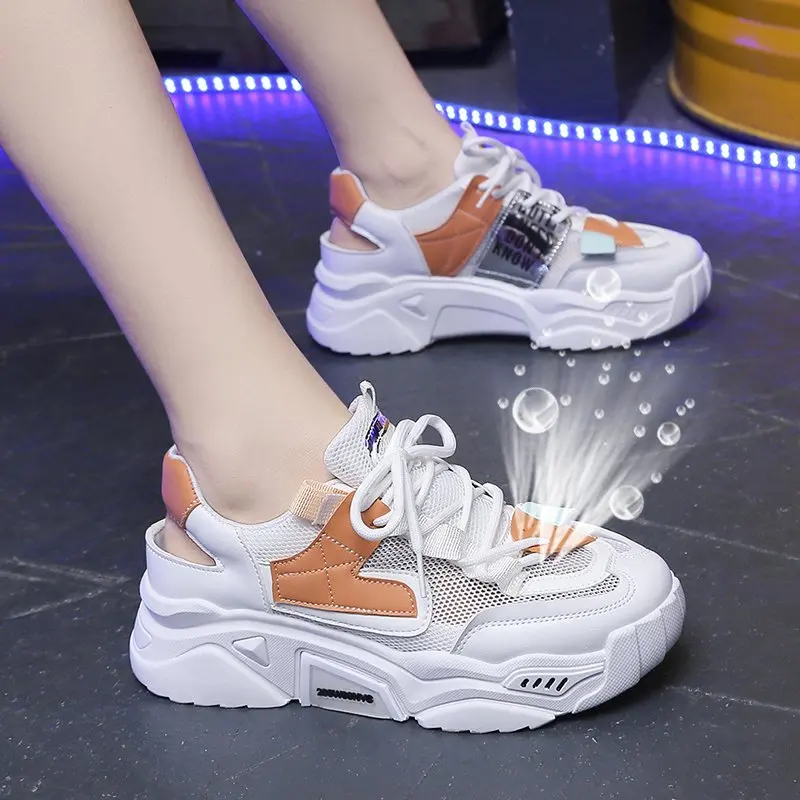 New Platform Breathable Women Shoes 2021 Summer Casual Sport Shoes Outdoor Comfortable Tennis Sneakers Zapatos De Mujer Baskets
New Platform Breathable Women Shoes 2021 Summer Casual Sport Shoes Outdoor Comfortable Tennis Sneakers Zapatos De Mujer Baskets
