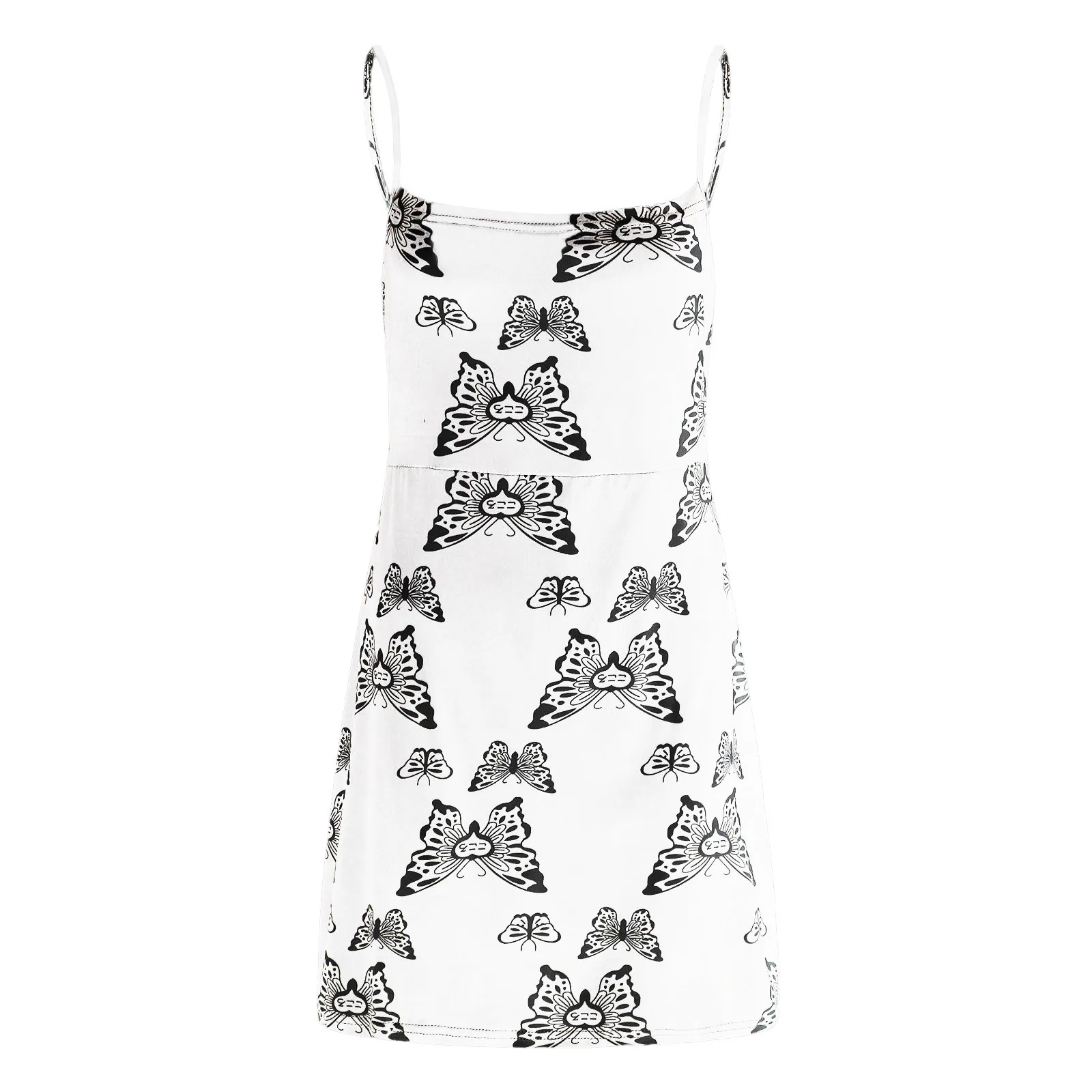 Dresses Summer Women Sexy Boho Dress Sleeveless Butterfly Print Sling Beach Mini Dress For Women
Dresses Summer Women Sexy Boho Dress Sleeveless Butterfly Print Sling Beach Mini Dress For Women