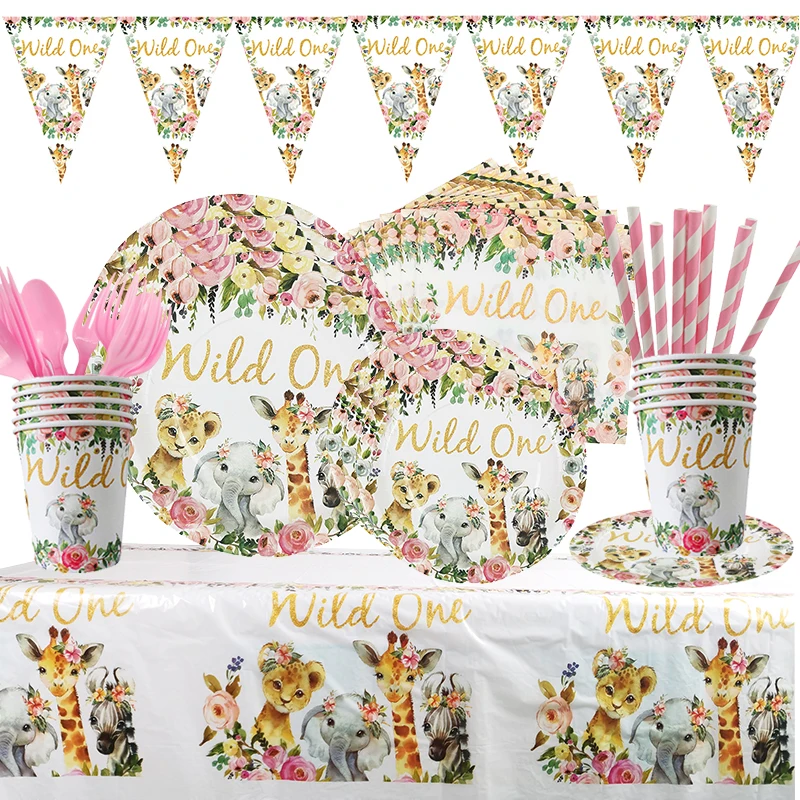 Baby 1st Birthday Girl Party Decorations Wild One Birthday Tableware Paper Cups Plates Baby Shower Girl 1 Year Old Birthday Deco
Baby 1st Birthday Girl Party Decorations Wild One Birthday Tableware Paper Cups Plates Baby Shower Girl 1 Year Old Birthday Deco