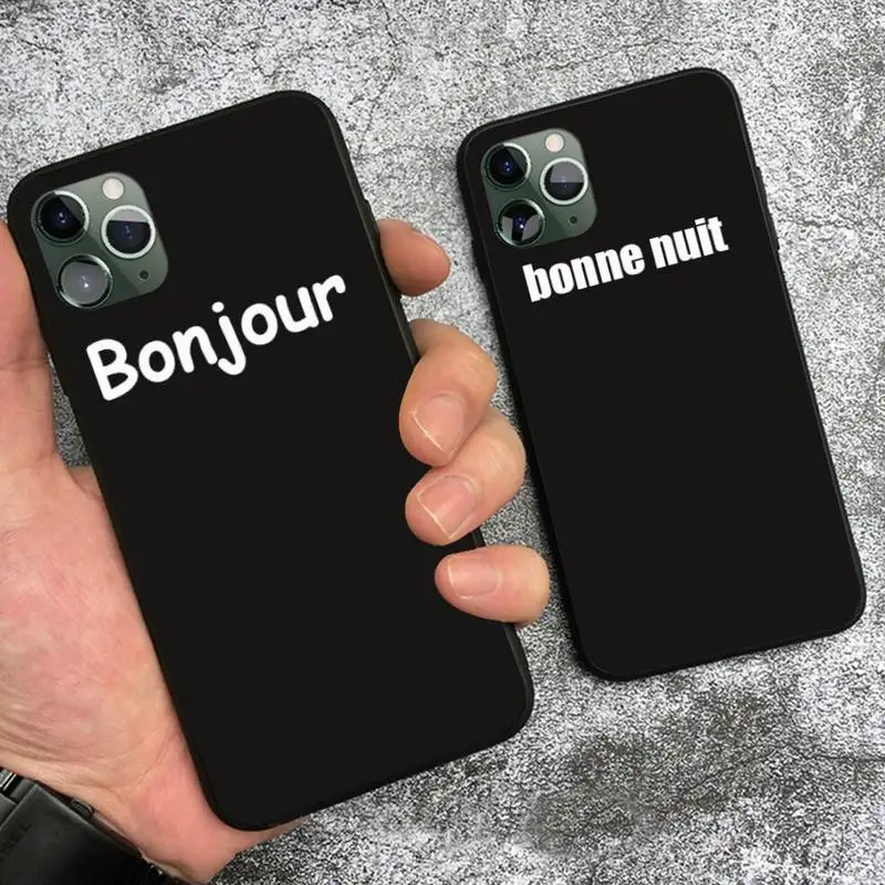 French Slogan Phone Fundas Coque for IPhone 11 12 Pro Max Case XR XS 7 8 6s Plus Accessories 12 Mini 11pro TPU Soft Cover
French Slogan Phone Fundas Coque for IPhone 11 12 Pro Max Case XR XS 7 8 6s Plus Accessories 12 Mini 11pro TPU Soft Cover