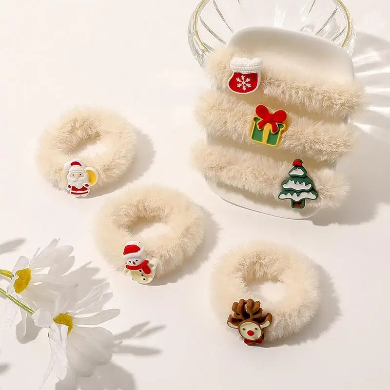 Christmas Faux Fur Elastic Hair Bands Scrunchies soft Plush Women Girls Ponytail Holder Hair Rope Rubber Bands Hair Accessories
Christmas Faux Fur Elastic Hair Bands Scrunchies soft Plush Women Girls Ponytail Holder Hair Rope Rubber Bands Hair Accessories