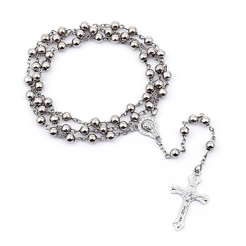 Иисус крест четки ожерелье винтажный кулон католический портретной фотографии
