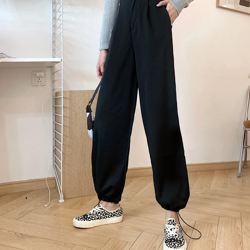 Soft Comfort Women Gabby Pants High Waist Casual Slacks Wide Leg Pants Female Mom Plus Size Korean Hip Hop Autumn Black Trousers
Soft Comfort Women Gabby Pants High Waist Casual Slacks Wide Leg Pants Female Mom Plus Size Korean Hip Hop Autumn Black Trousers