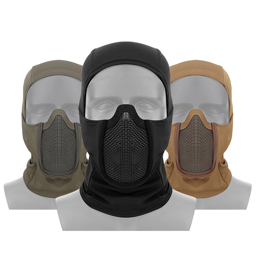 Tactical Helmet Hunting Shooting Head Guard Full Face Mask Breathable Military Cycling Riding Mask for Outdoor Airsoft Paintball
Tactical Helmet Hunting Shooting Head Guard Full Face Mask Breathable Military Cycling Riding Mask for Outdoor Airsoft Paintball