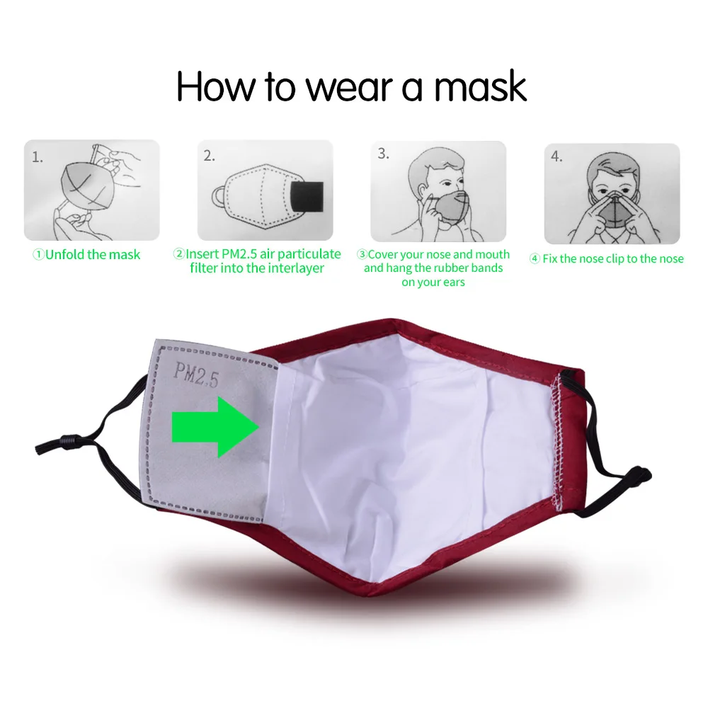 Fashion cotton Protective Mask Reusable PM2.5 Face Masks Dust Mouth Mask Washable Soft Breathable Filter Mask Black Health Masks
Fashion cotton Protective Mask Reusable PM2.5 Face Masks Dust Mouth Mask Washable Soft Breathable Filter Mask Black Health Masks