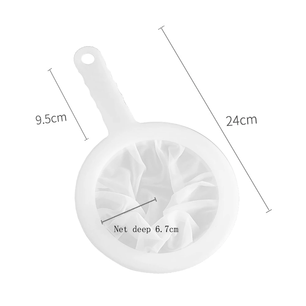 Soymilk filter mesh sieve Milk Bag Squeeze Juice Grid colander Handheld Flour Honey Strainer Filter beekeeper beehive
Soymilk filter mesh sieve Milk Bag Squeeze Juice Grid colander Handheld Flour Honey Strainer Filter beekeeper beehive