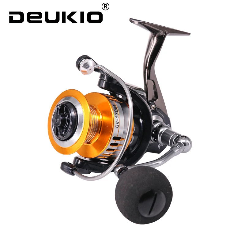DEUKIO New Fishing Coil 8KG Max Drag Power 5.0:1/4.7:1 Gear Ratio 17+1 Ball Bearings Light Weight Spinning Fishing Reel
DEUKIO New Fishing Coil 8KG Max Drag Power 5.0:1/4.7:1 Gear Ratio 17+1 Ball Bearings Light Weight Spinning Fishing Reel