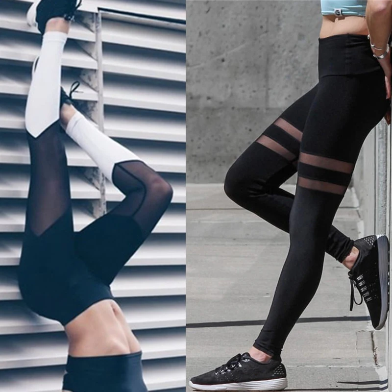 Women Splice Running Yoga Pants High Waist Mesh Seamless Leggings Training Fitness Gym Leggings Elastic Sportswear Sport Pants
Women Splice Running Yoga Pants High Waist Mesh Seamless Leggings Training Fitness Gym Leggings Elastic Sportswear Sport Pants