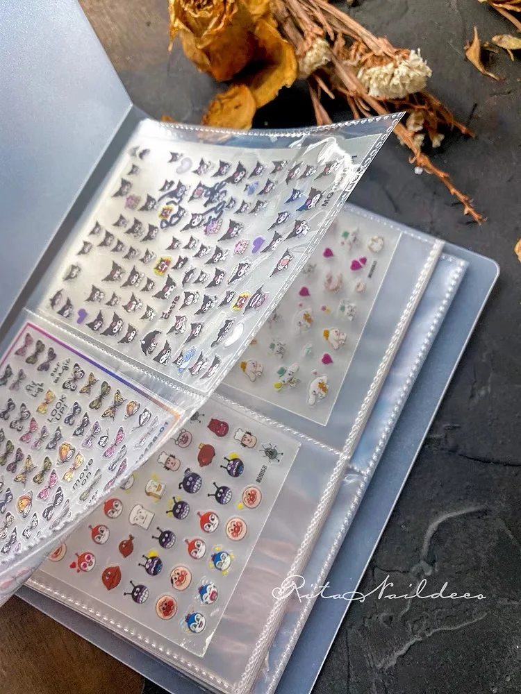 20 Pages 80 slots Nail Art Sticker Holder Nail Water Decals Back Glue Sticker Empty Storage Holder Manicure Nail Art Tools
20 Pages 80 slots Nail Art Sticker Holder Nail Water Decals Back Glue Sticker Empty Storage Holder Manicure Nail Art Tools