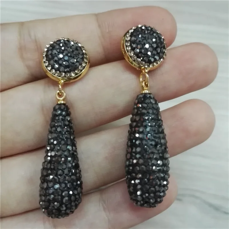 Женские серьги-подвески, черные серьги с вышивкой Стразы 4,5 см, свадебный подарок на день рождения
Женские серьги-подвески, черные серьги с вышивкой Стразы 4,5 см, свадебный подарок на день рождения