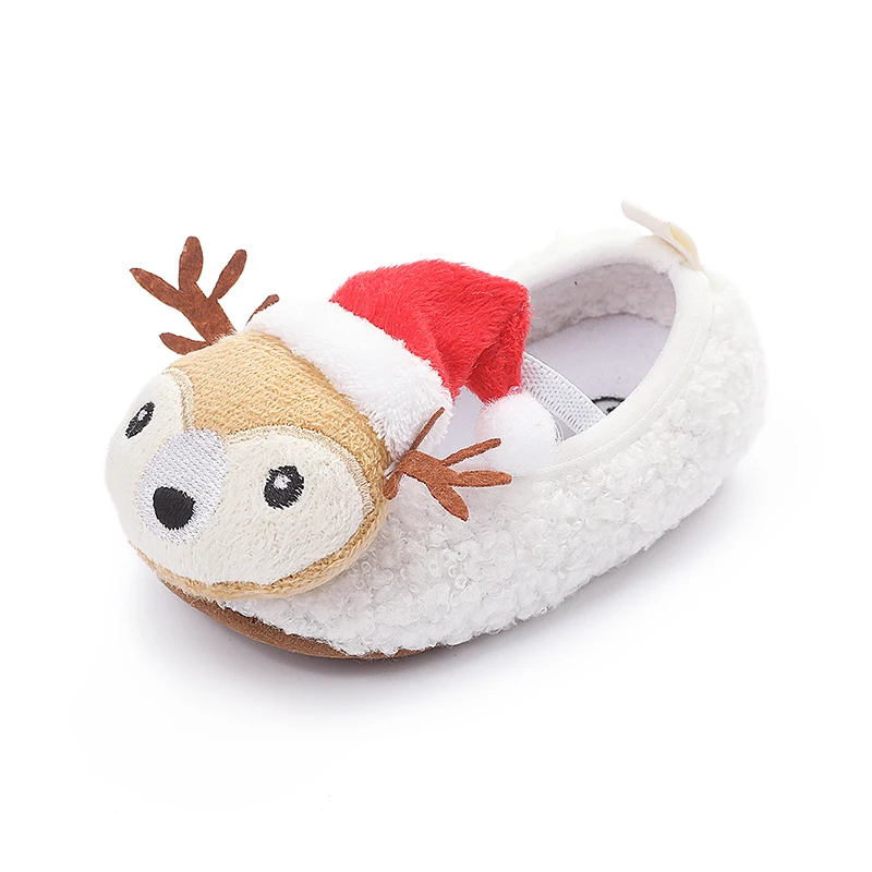 ChristmasInfant Boys Girls Warm Slippers, Soft Sole Cute Cartoon Reindeer First Walker Shoes Anti-Slip Baby Moccasins 
ChristmasInfant Boys Girls Warm Slippers, Soft Sole Cute Cartoon Reindeer First Walker Shoes Anti-Slip Baby Moccasins