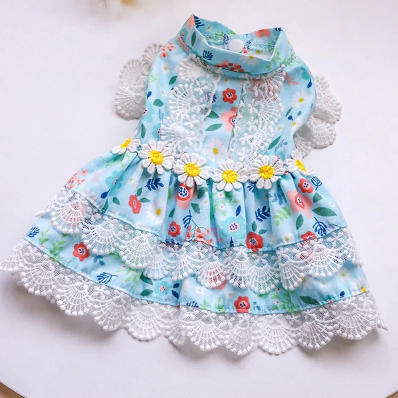 Cute Floral Dog Dress Summer Princess Cat Dog Dress Puppy Skirt Wedding Dresses York Clothes For Dogs Pet Dress
Cute Floral Dog Dress Summer Princess Cat Dog Dress Puppy Skirt Wedding Dresses York Clothes For Dogs Pet Dress