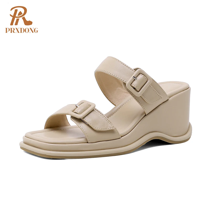 2021 Solid Women Sandals Summer Slippers Flip Flops Soft Genuine Leather Sandals Ladies Slip on Wedges Heel Dress Casual Shoes
2021 Solid Women Sandals Summer Slippers Flip Flops Soft Genuine Leather Sandals Ladies Slip on Wedges Heel Dress Casual Shoes
