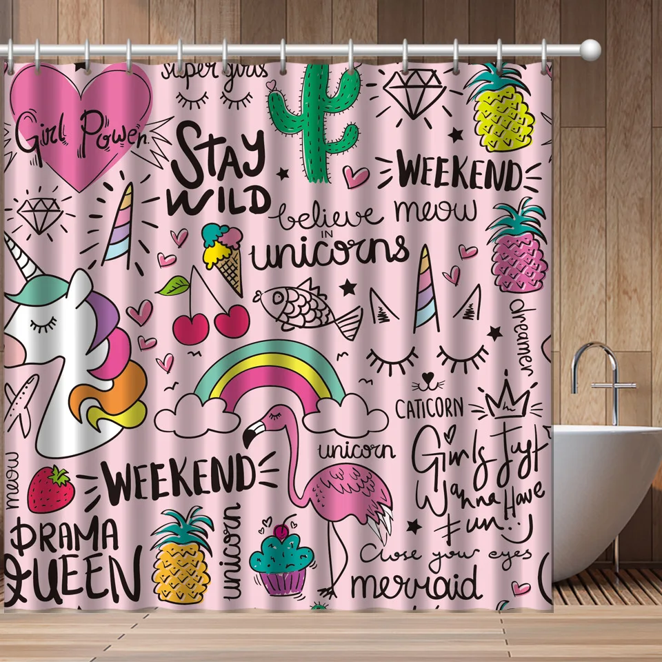 Floral Unicorn Curtains Bathroom Curtain Frabic Waterproof Polyester Showe Curtains Bathroom Curtain With Hooks Dropship
Floral Unicorn Curtains Bathroom Curtain Frabic Waterproof Polyester Showe Curtains Bathroom Curtain With Hooks Dropship
