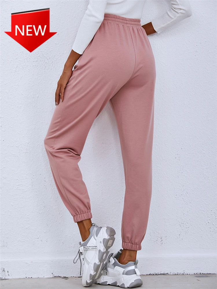 Pants Sweatpants Wide Leg High Elastic Waist Jogging Pink Ankle-Length Trousers New 2021 Women's Summer Women
Pants Sweatpants Wide Leg High Elastic Waist Jogging Pink Ankle-Length Trousers New 2021 Women's Summer Women
