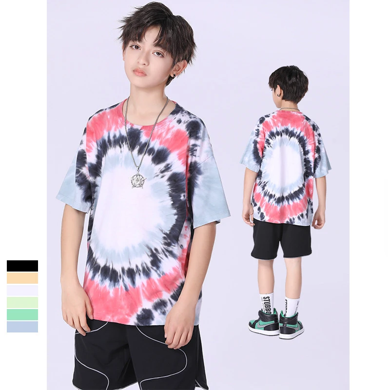 Boys T-shirt 2021 Summer New Tie Dye Short Sleeve Tops for Boy Clothes 8 10 13 Y Childrens T-shirt Hip Hop Teens Sports T Shirt
Boys T-shirt 2021 Summer New Tie Dye Short Sleeve Tops for Boy Clothes 8 10 13 Y Childrens T-shirt Hip Hop Teens Sports T Shirt