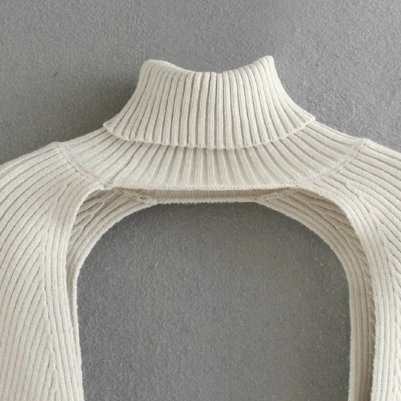 2020 fashion new high neck pullover with sweater collar knit sleeve sleeve European and American style hot women's clothing
2020 fashion new high neck pullover with sweater collar knit sleeve sleeve European and American style hot women's clothing