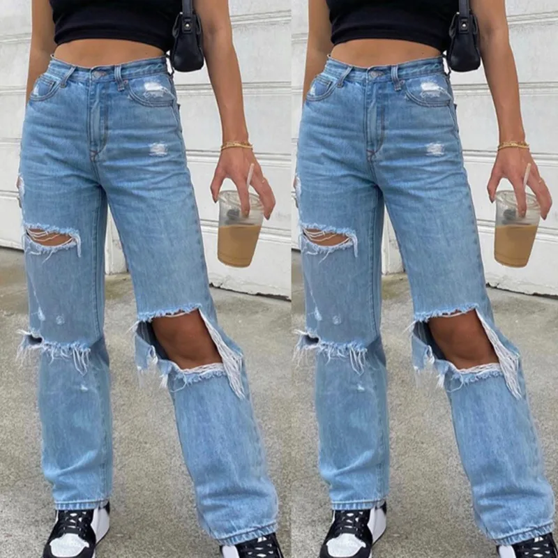jeans woman High waist hole straight streetwear tube women's casual street clothes 90s loose wide leg boyfriend pants hollow
jeans woman High waist hole straight streetwear tube women's casual street clothes 90s loose wide leg boyfriend pants hollow