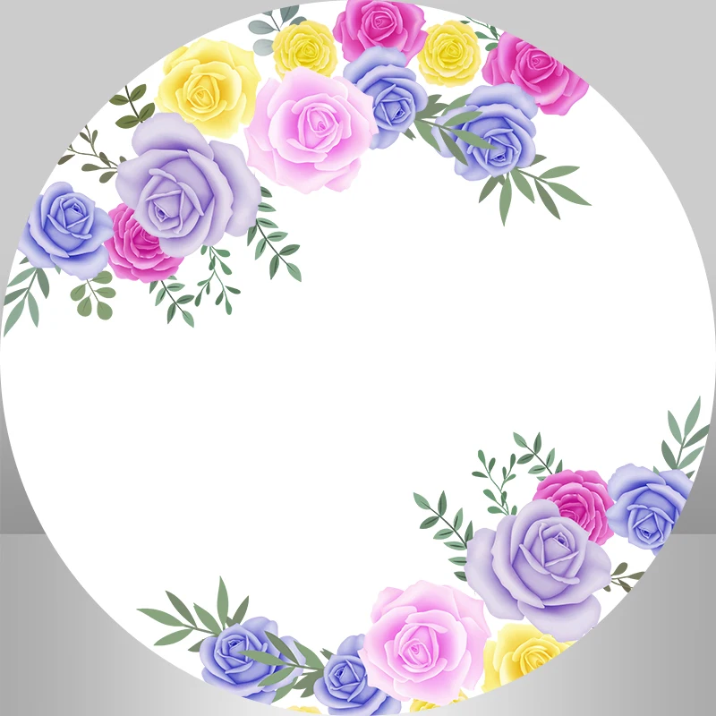 Фиолетовый цветок свадебный душ Свадебная вечеринка круглый фон на заказ день рождения круг фон баннер
Фиолетовый цветок свадебный душ Свадебная вечеринка круглый фон на заказ день рождения круг фон баннер