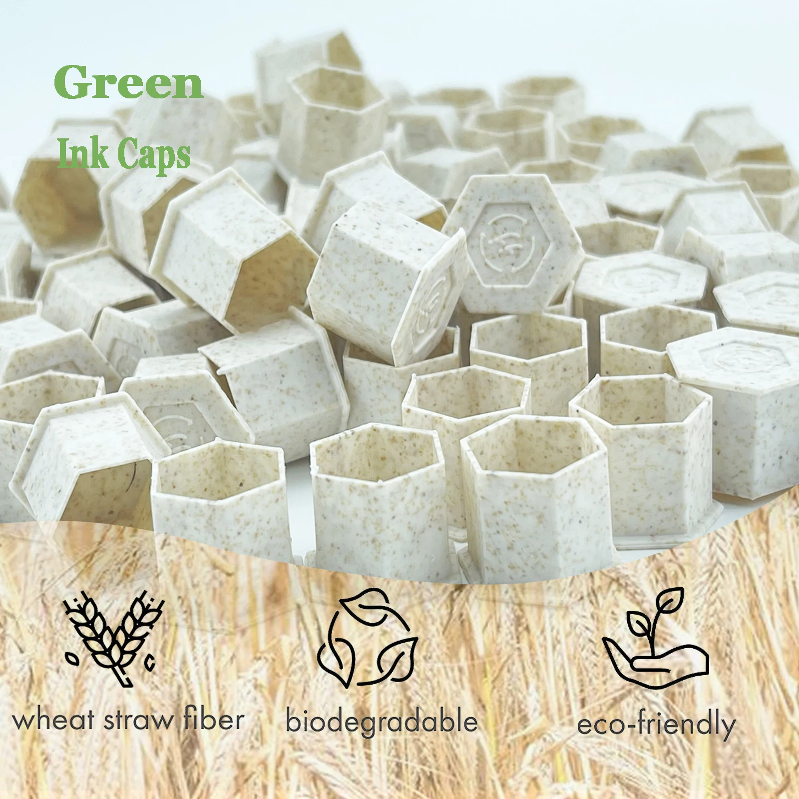 100 Pcs Eco-Friendly Tattoo & Permanent Makeup Pigment Ink Caps Disposable Recyclable Wheat Straw Material S M L
100 Pcs Eco-Friendly Tattoo & Permanent Makeup Pigment Ink Caps Disposable Recyclable Wheat Straw Material S M L