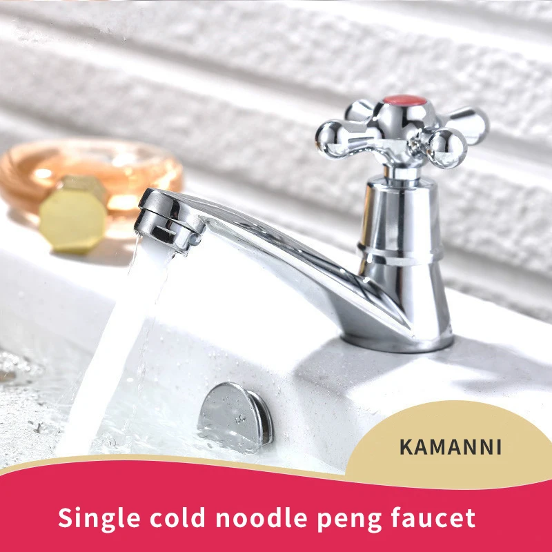 Bathroom 96 Washbasin Faucet Single Cold Quick Opening Washbasin Faucet Basin Wash Basin Single Hole Faucet
Bathroom 96 Washbasin Faucet Single Cold Quick Opening Washbasin Faucet Basin Wash Basin Single Hole Faucet