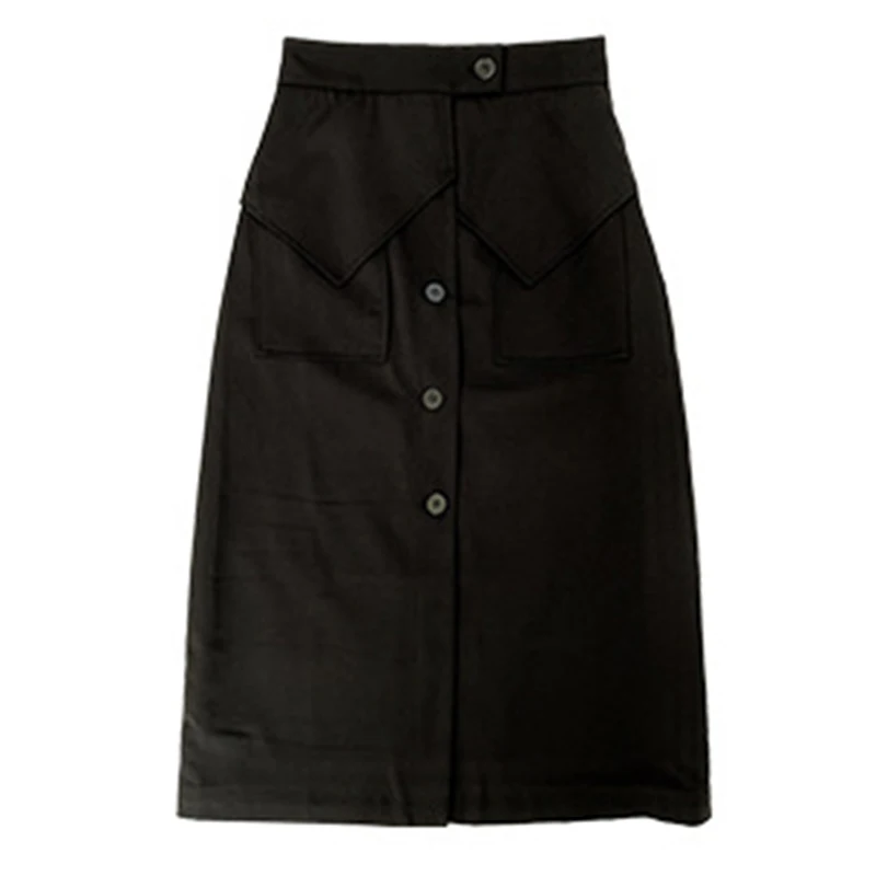 TWOTWINSTYLE Black Patchwork Pocket Skirt For Women High Waist Korean Split A Line Skirts Female Fashion New Clothing 2021 Tide
TWOTWINSTYLE Black Patchwork Pocket Skirt For Women High Waist Korean Split A Line Skirts Female Fashion New Clothing 2021 Tide